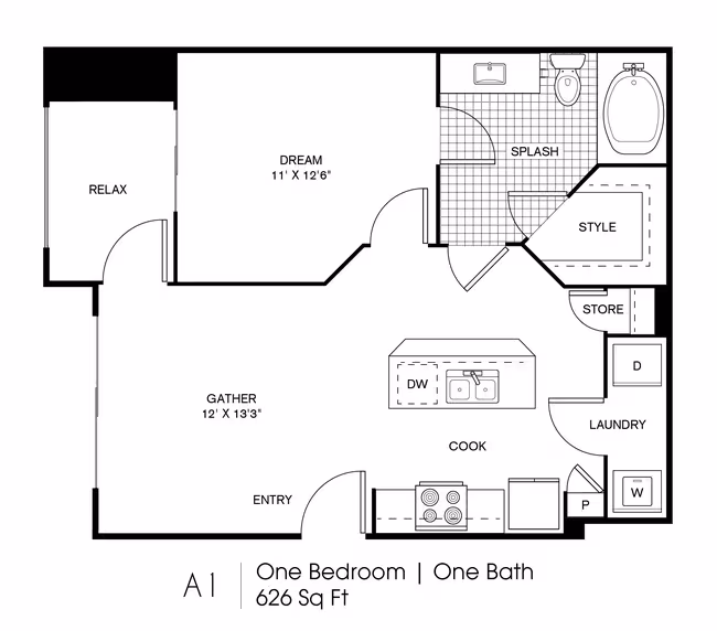 Unit 10303 floor plan